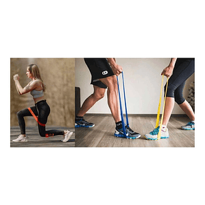 Pack 5 Bandas Elásticas Con Bolsito Para Entrenamiento - Ps