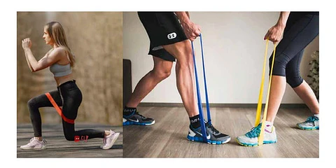 Pack 5 Bandas Elásticas Con Bolsito Para Entrenamiento - Ps
