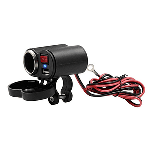 Cargador Usb Y Encendedor Para Motos Conexión 12v - Ps