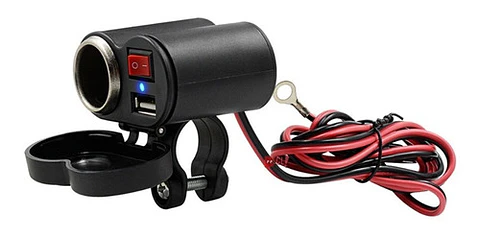 Cargador Usb Y Encendedor Para Motos Conexión 12v - Ps