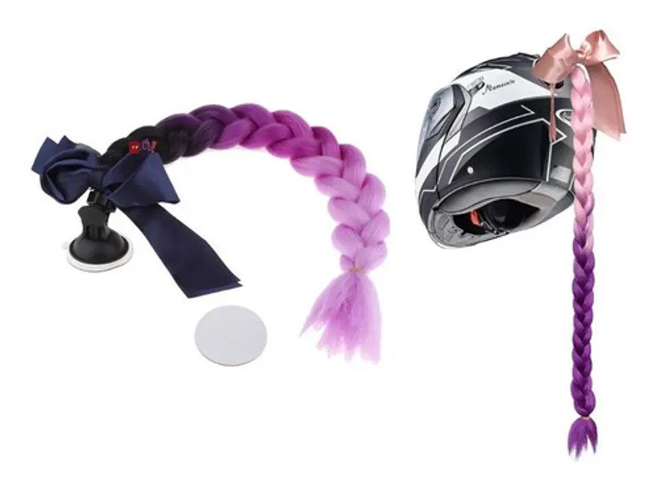 Trenza Para Casco De Motocicleta Desmontable - Ps 4