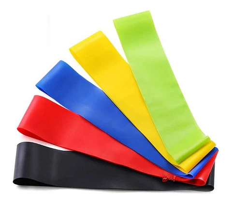 Pack 5 Bandas Elásticas Multicolores Para Entrenamiento - Ps
