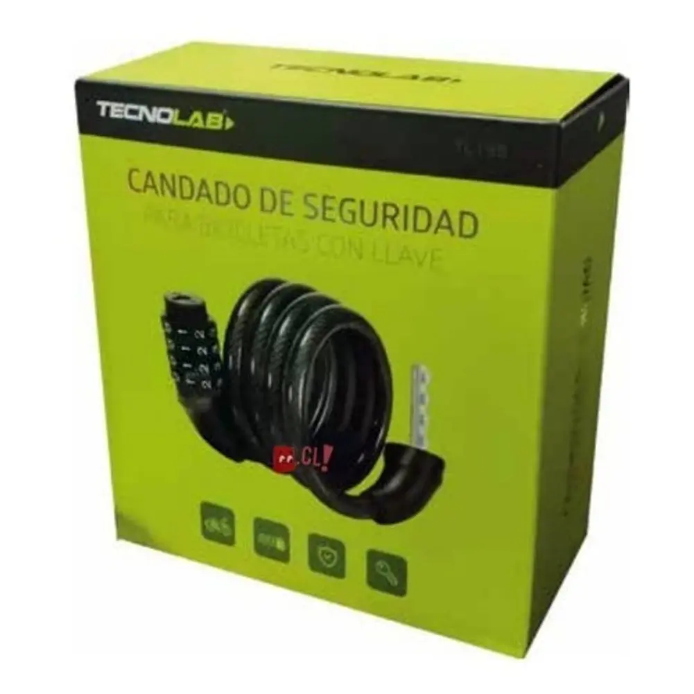 Cadena De Seguridad Para Bicicletas Con Combinación - Ps 3