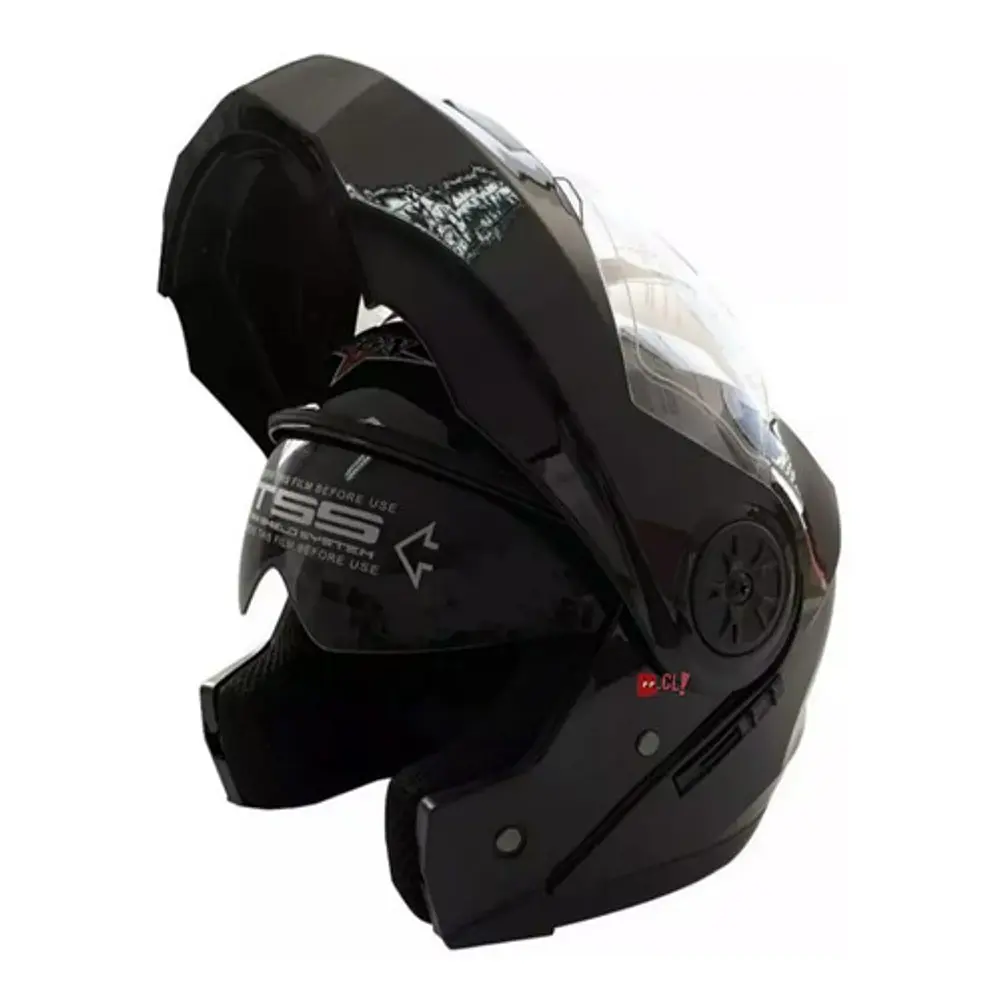 Casco Abatible Certificado Mica Y Gafas Talla L - Ps 1