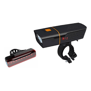 Luz Led Delantera Y Trasera Para Bicicletas Recargable - Ps