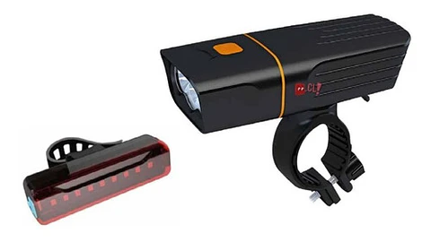 Luz Led Delantera Y Trasera Para Bicicletas Recargable - Ps