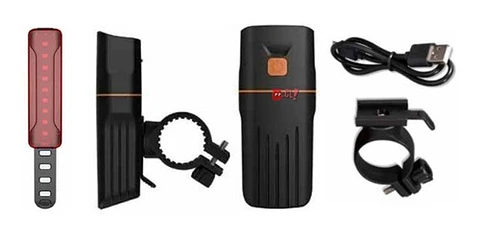 Luz Led Delantera Y Trasera Para Bicicletas Recargable - Ps