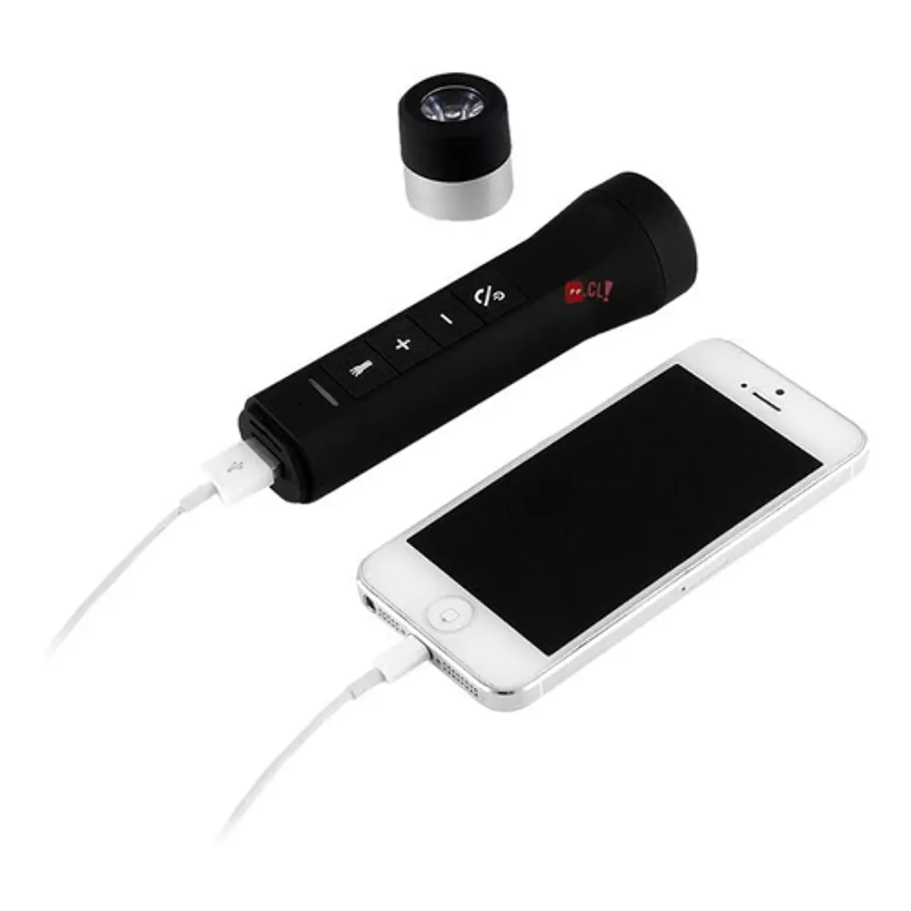 Parlante Bluetooth Para Bicicleta Con Linterna - Ps 3