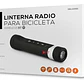 Parlante Bluetooth Para Bicicleta Con Linterna - Ps - Miniatura 4
