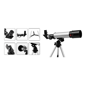 Telescopio Astronómico Refractor 90x Con Trípode - Ps