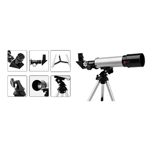 Telescopio Astronómico Refractor 90x Con Trípode - Ps
