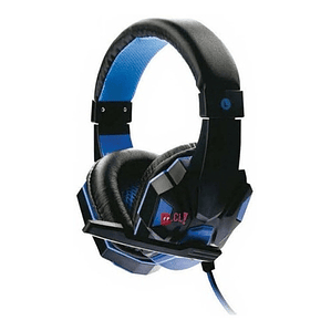 Audífonos Gamer Con Led Azul Conector 3,5mm Audio Y Mic - Ps