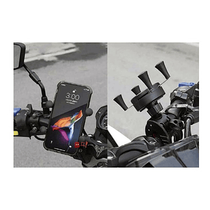 Soporte Porta Celular Para Motos Rotación 360 Grados - Ps