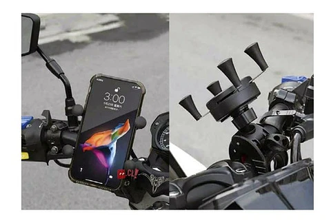 Soporte Porta Celular Para Motos Rotación 360 Grados - Ps