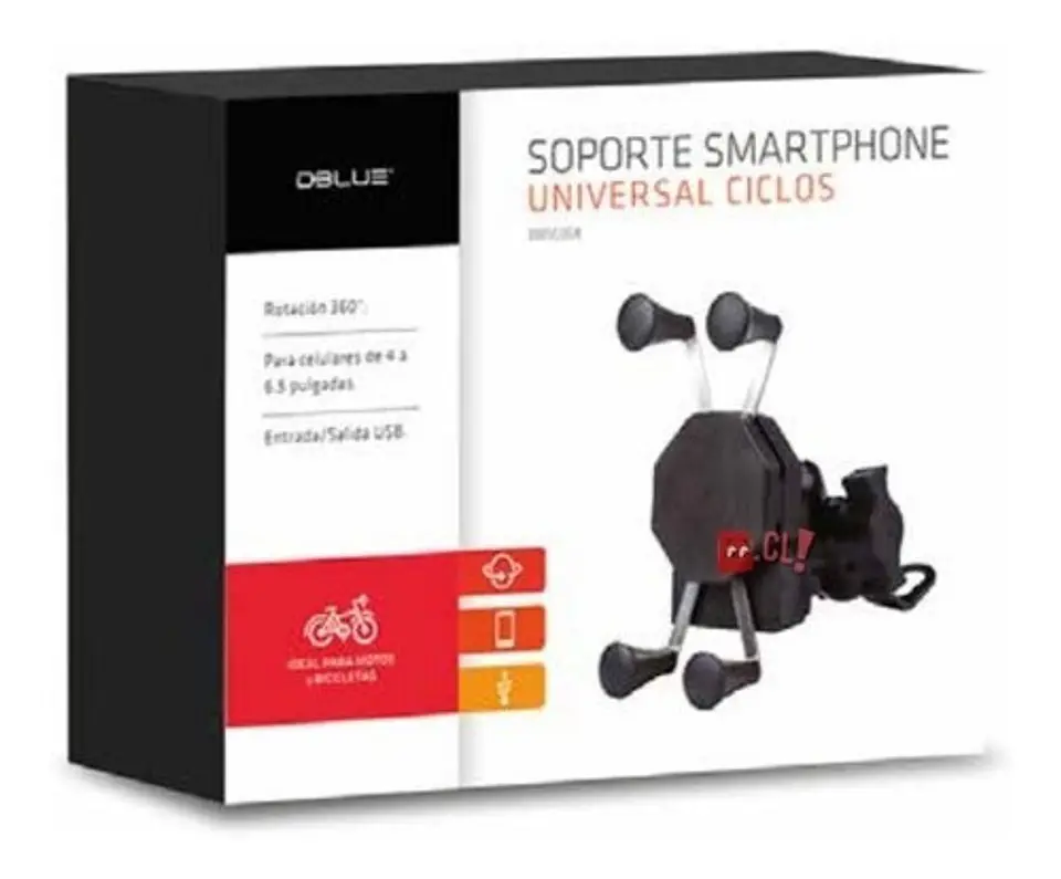 Soporte Porta Celular Para Motos Rotación 360 Grados - Ps 3