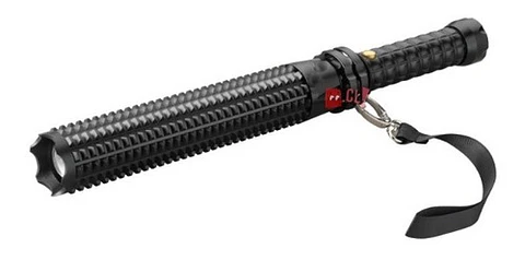 Bastón Luma Acero Defensa Extensible Con Linterna Led - Ps