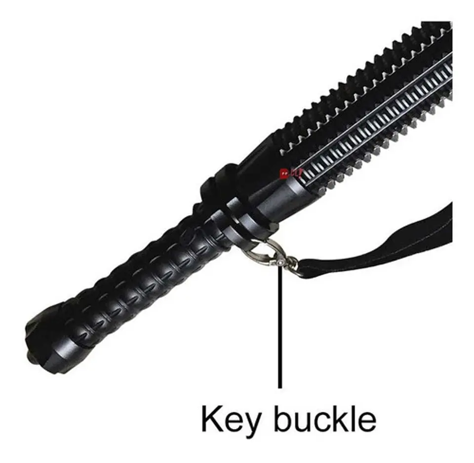 Bastón Luma Acero Defensa Extensible Con Linterna Led - Ps 4