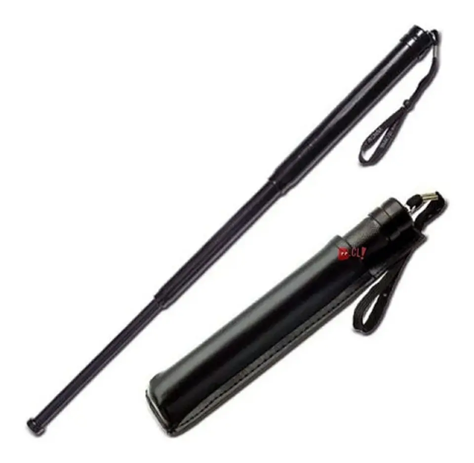 Bastón Retráctil Defensa Personal 50cm De 3 Cuerpos - Ps 3