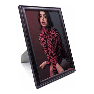 Marco Fotográfico De Madera Barnizado 21x30 Sin Vidrio - Ps