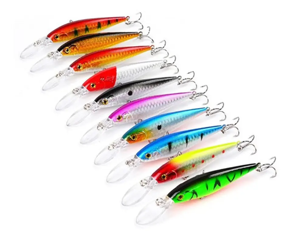 Señuelos Pesca Rápala 7,2cms Kit 10 Unidades - Ps 1