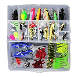 Señuelos De Pesca Kit De 101 Unidades - Ps