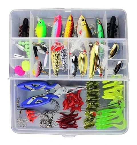 Señuelos De Pesca Kit De 101 Unidades - Ps