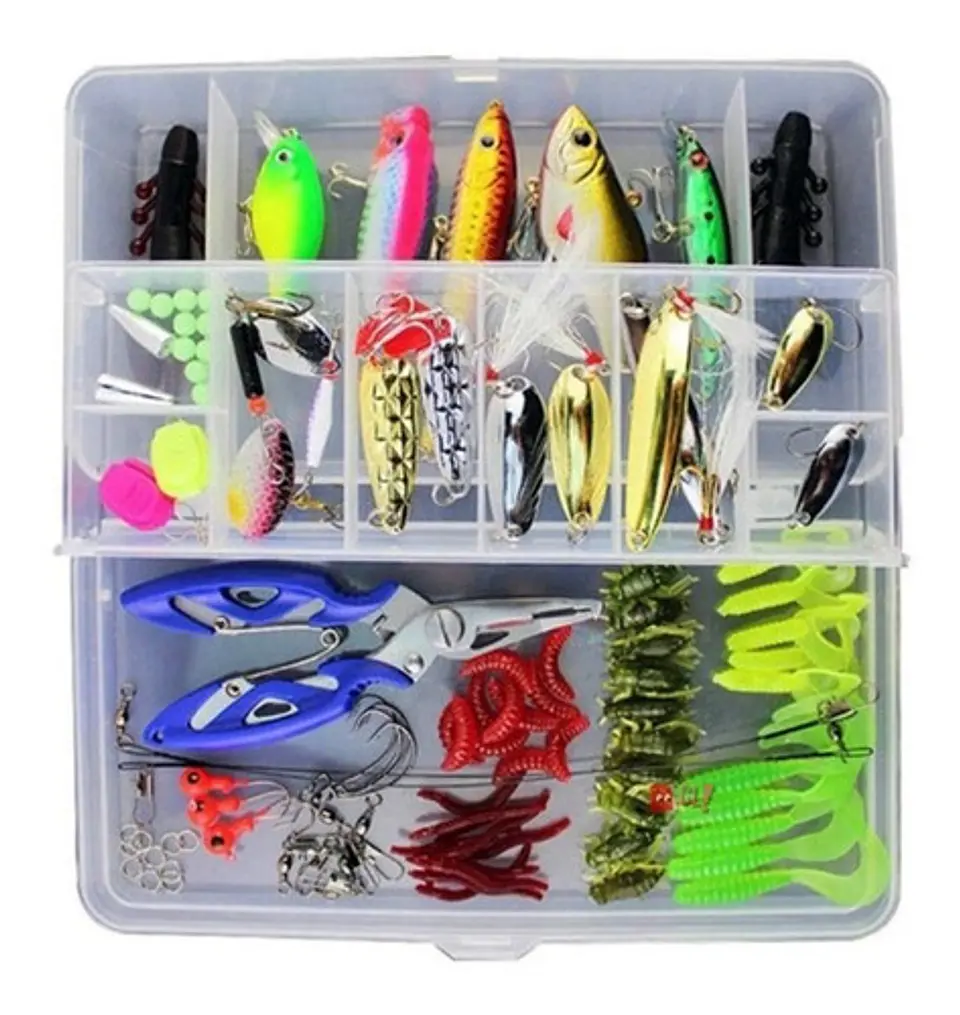 Señuelos De Pesca Kit De 101 Unidades - Ps 2