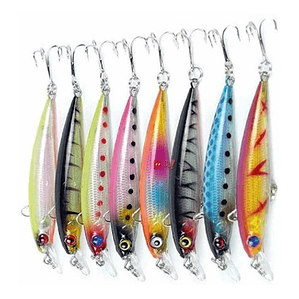 Señuelos De Pesca Kit De 8 Unidades - Ps