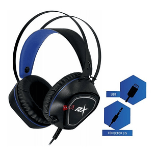Audífonos Gamer 7.1 Conexión 3,5mm Y Usb Led Azul - Ps