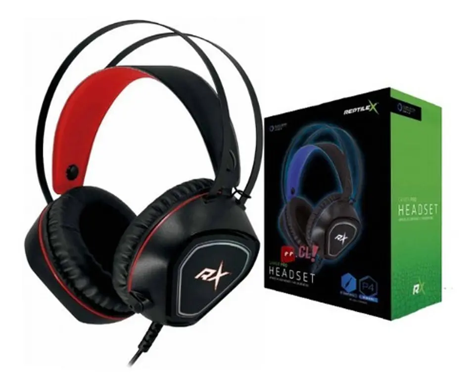 Audífonos Gamer Para Consolas Conector 3,5mm Color Rojo - Ps 2