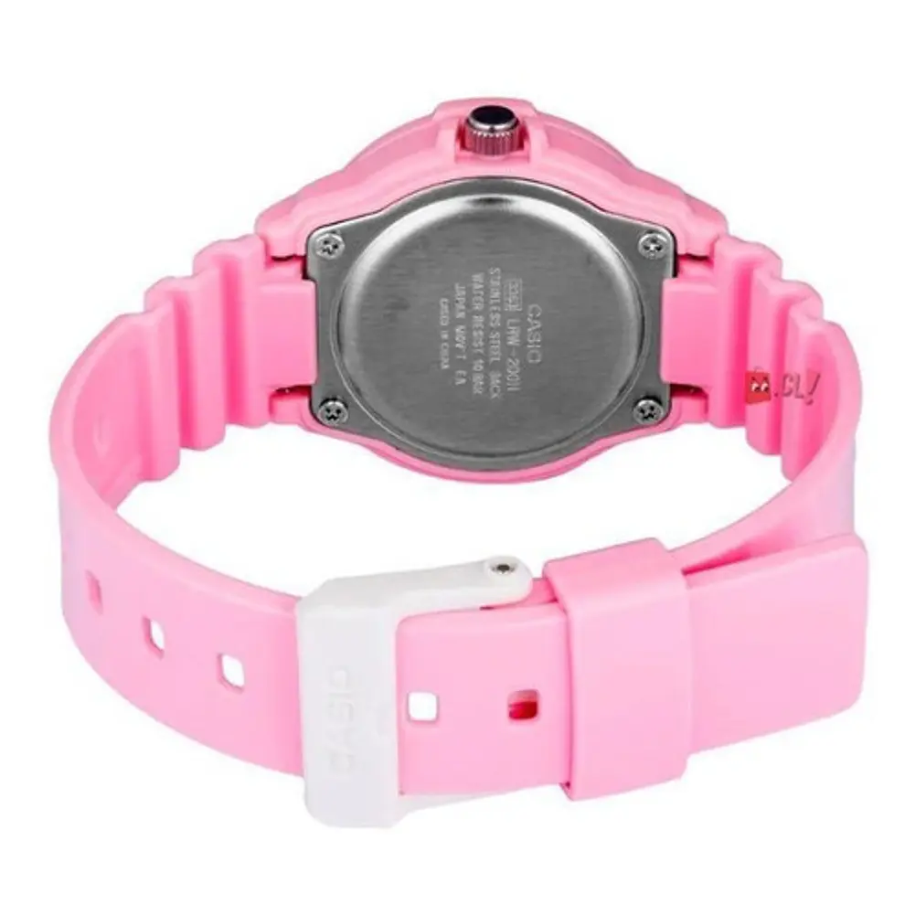 Reloj Casio Análogo Rosado Lrw-200h-4e4vdf - Ps 2