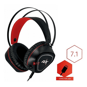 Audífonos Gamer 7.1 Conexión 3,5mm Y Usb Led Rojo - Ps