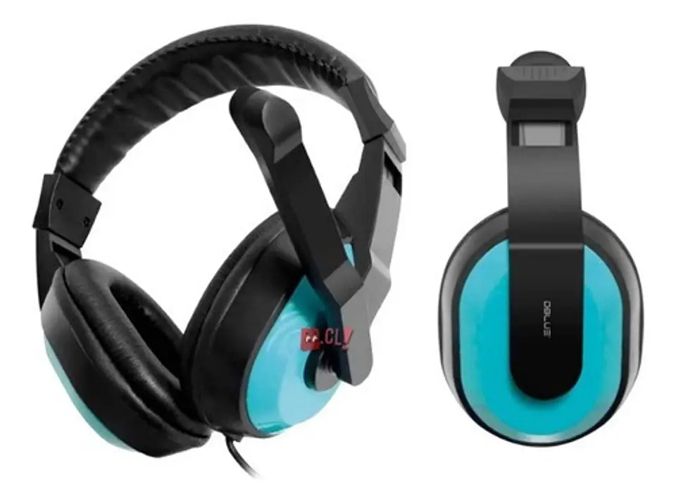 Audífonos Para PC Y Consolas Gamer Conexión 3,5mm Azul - Ps 1