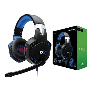 Audífonos Gamer Conexión 3,5mm Y Usb Luz Led Azul - Ps