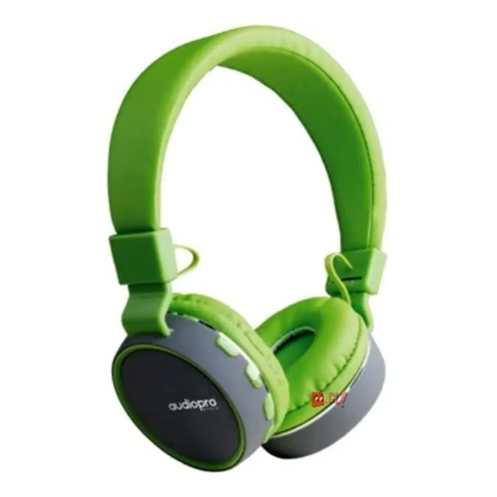 Audífonos Con Conexión Bluetooth Y Auxiliar Color Verde - Ps 1