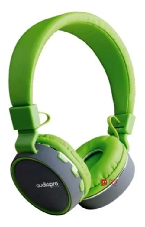Audífonos Con Conexión Bluetooth Y Auxiliar Color Verde - Ps