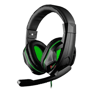 Audífonos Gamer Con Conector 3,5mm Color Verde - Ps