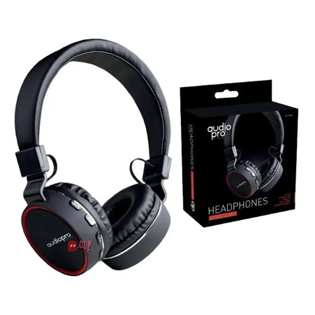 Audífonos Con Conexión Bluetooth Y Auxiliar Color Negro - Ps 2