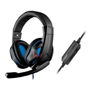 Audífonos Gamer Con Conector 3,5mm Color Azul - Ps