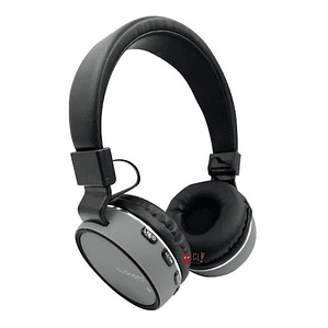 Audífonos Con Conexión Bluetooth Y Auxiliar Color Gris - Ps