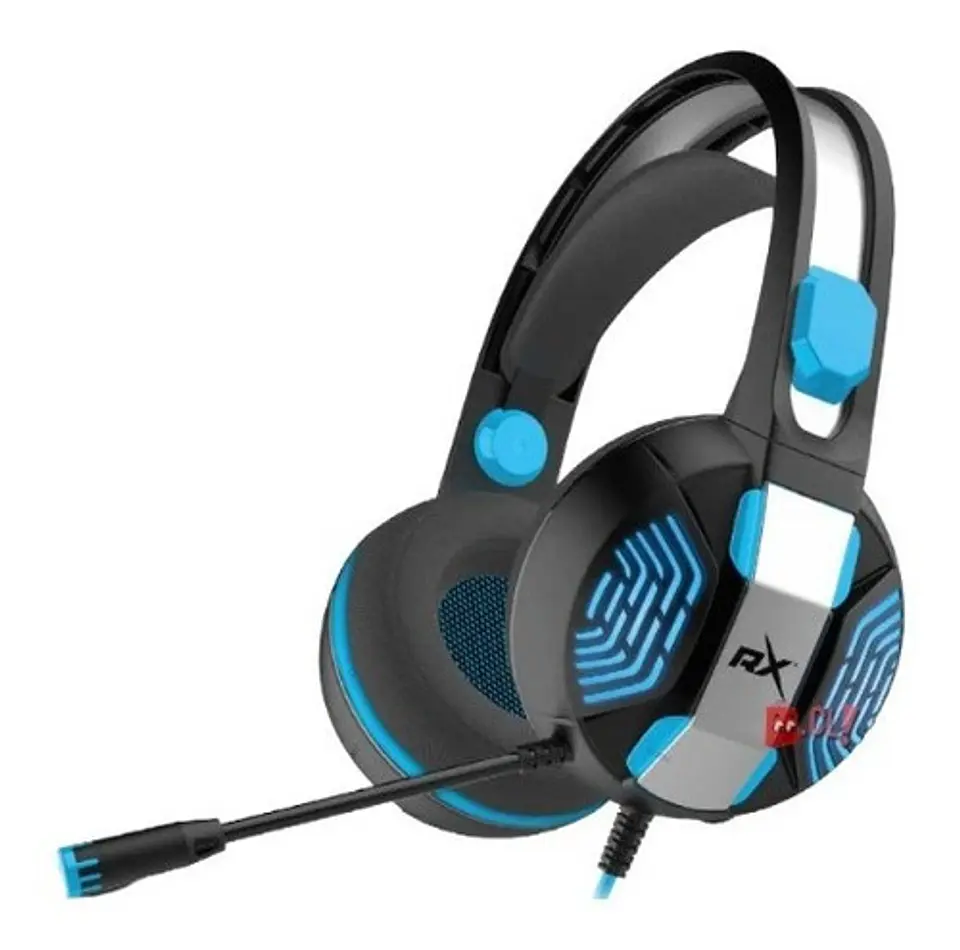 Audífonos Platinum Gamer Conector 3,5mm Y Usb Led Azul - Ps 1