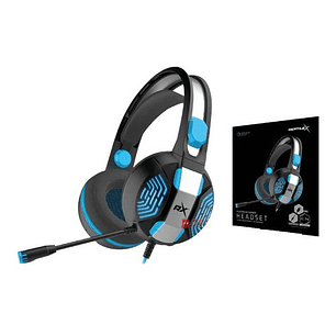 Audífonos Platinum Gamer Conector 3,5mm Y Usb Led Azul - Ps