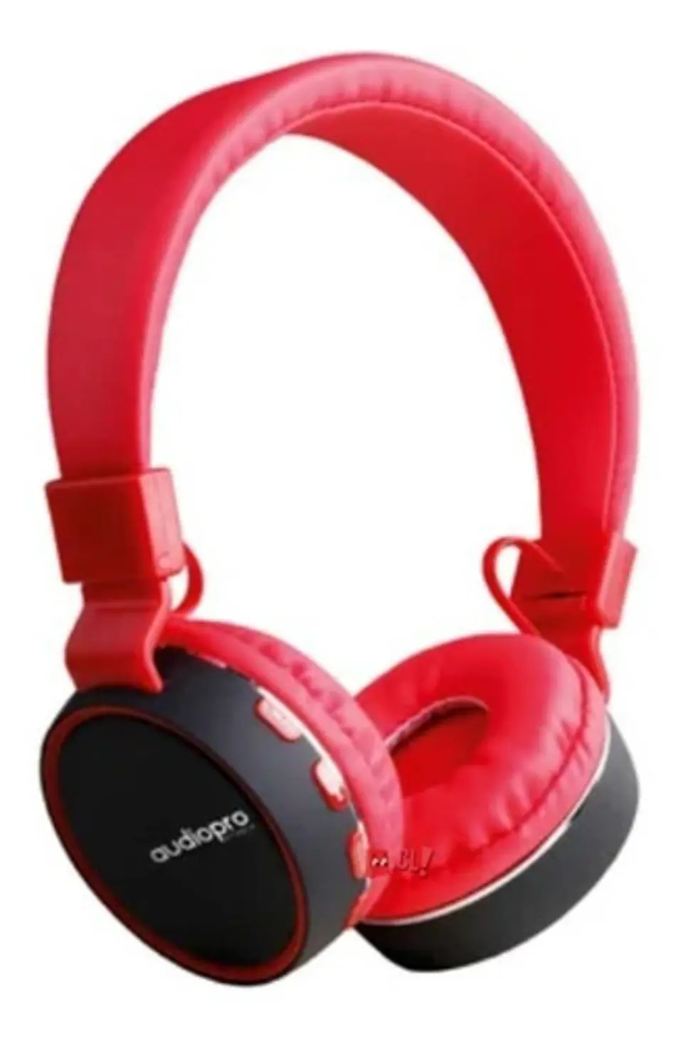 Audífonos Con Conexión Bluetooth Y Auxiliar Color Rojo - Ps 1