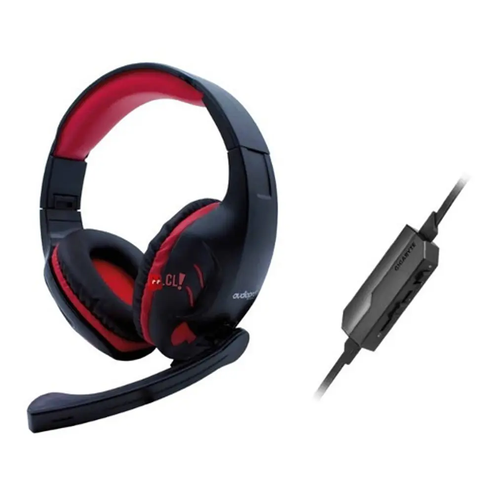 Audífonos Gamer Conector 3,5mm Rojo - Ps 1