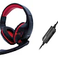Audífonos Gamer Conector 3,5mm Rojo - Ps - Miniatura 1