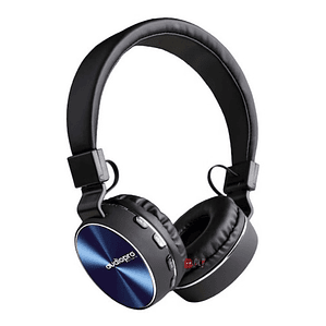 Audífonos Con Conexión Bluetooth Y Auxiliar Color Azul - Ps