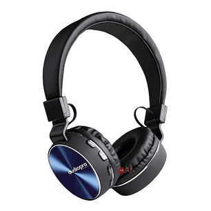 Audífonos Con Conexión Bluetooth Y Auxiliar Color Azul - Ps