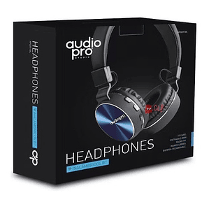 Audífonos Con Conexión Bluetooth Y Auxiliar Color Azul - Ps