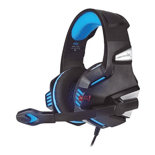 Audífonos Platinum Gamer Conector 3,5mm Y Usb Led Azul - Ps