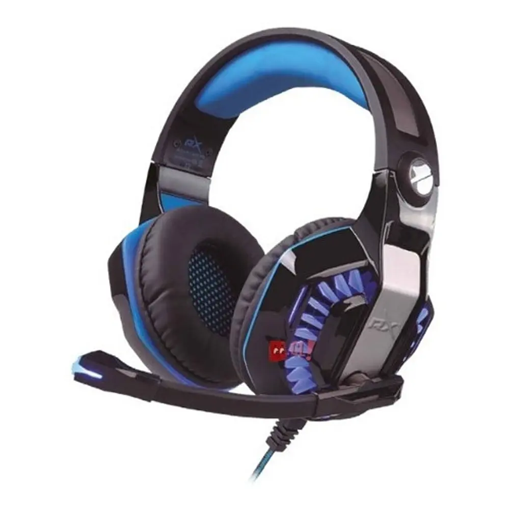 Audífonos Gamer Platinum Conector 3,5mm Y Usb Led Azul - Ps 1